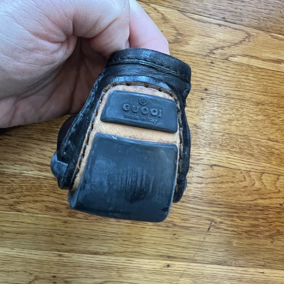 Gucci Horsebit Black Leather Loafers - Picture 8 of 8